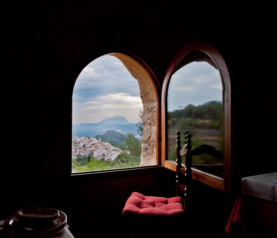 A view from the dining room.