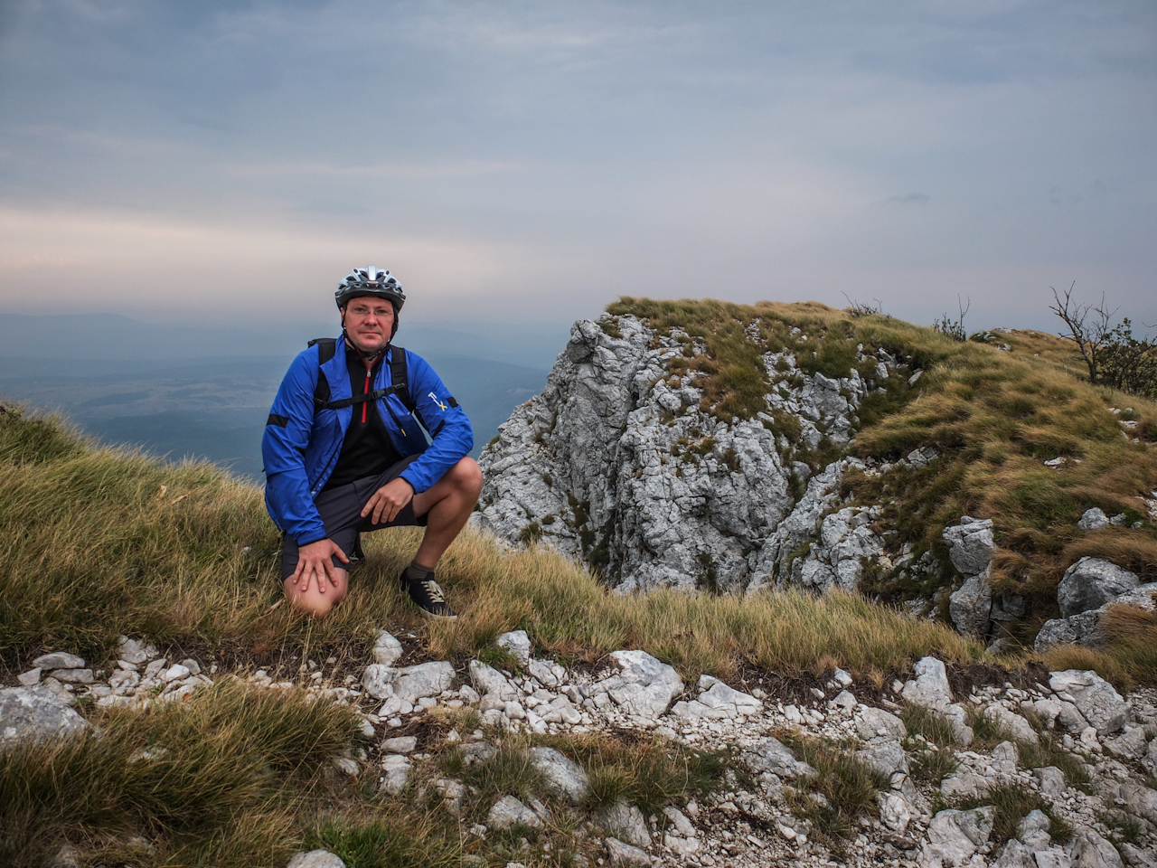 2012 - in Slovenia - mountain biking.